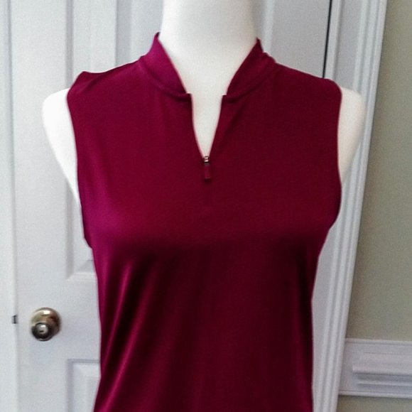 Nike Dri-fit Sleeveless Golf Polo - Size Small - Picture 1 of 6